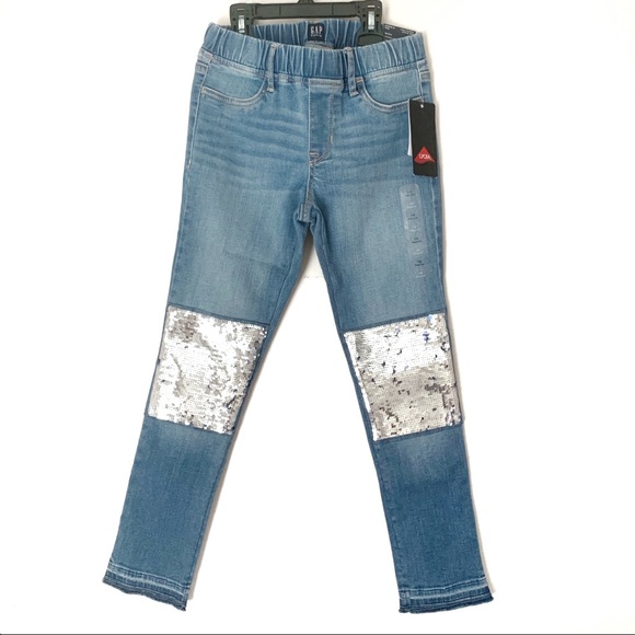 Gap flippy sequin jeggings little girls - Picture 3 of 4
